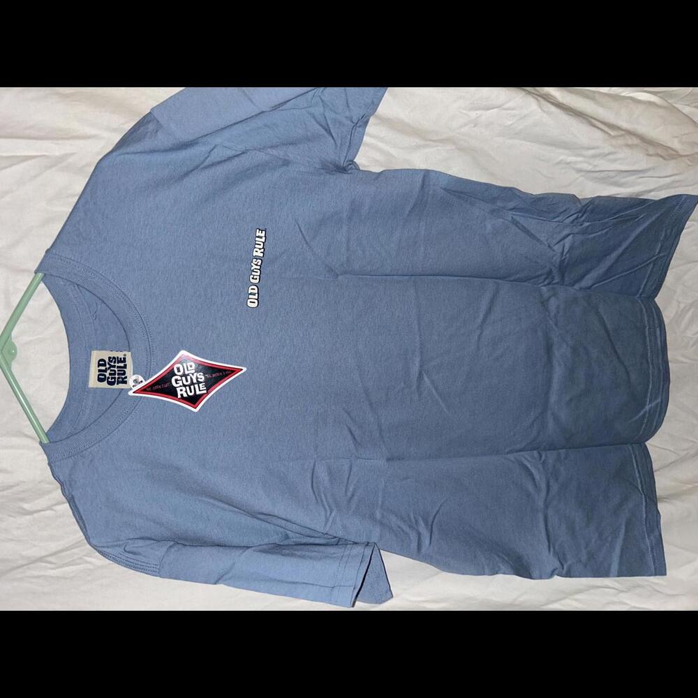 Old Guys Rule King Of the Road Camping RV Motorhome Men’s T-shirt Size Large